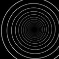 Concentric Lines. Spiral Background. Volute Hypnosis Circular Royalty Free Stock Photo