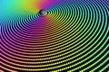 Concentric Rainbow Spheres Royalty Free Stock Photo