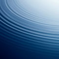 Concentric ripples in a gradient blue pattern, resembling water surface disturbances. Royalty Free Stock Photo