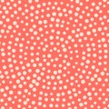 Concentric rows of dots with different size Royalty Free Stock Photo