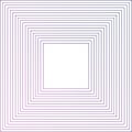Concentric squares ,concentric abstract geometric pattern. Radial, square linear texture. Space in the center for your text or