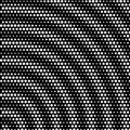 Concentrical Moire Stippled Halftone Background Grunge Vector Op Art Royalty Free Stock Photo