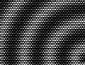 Concentrical Moire Stippled Halftone Background Grunge Vector Op Art Royalty Free Stock Photo