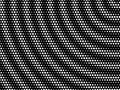 Concentrical Moire Stippled Halftone Background Grunge Vector Op Art Royalty Free Stock Photo