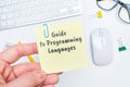 Concept of an abstract guide to learning programming languages