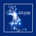 Concept of an Active Human Brain Royalty Free Stock Photo