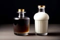 Aromatic Elixir An Elegant Composition of Vanilla Extract.AI Generated