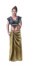 Concept Art Fantasy Illustration of Beautiful Young Village Woman or Villager or Countrywoman Royalty Free Stock Photo