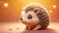 Concept art, hedgehog, intimate portraits.