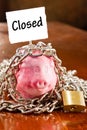 Bank is closed Royalty Free Stock Photo