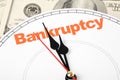 Concept of bankruptcy Royalty Free Stock Photo