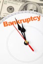 Concept of bankruptcy Royalty Free Stock Photo
