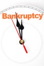 Concept of bankruptcy Royalty Free Stock Photo