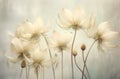 pastel concept nature natural beige autumn vintage background flower minimal floral. Generative AI. Royalty Free Stock Photo