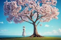 The Blooming Mind Tree.AI Generated