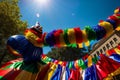 Bursting with Color A Captivating Snapshot of Realistic Pinatas.AI Generated