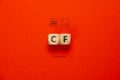 Concept business marketing acronym CF or Citation Flow