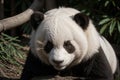 Captivating Panda in its Distinctive Outfit.AI Generated