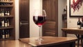 Chill and Sip A Stylish Wine Glass Cooler for Perfectly Cooled Red Wine on National Red Wi.AI Generated