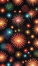 Cinco De Mayo Celebration With Fireworks And Lights. Generative AI Royalty Free Stock Photo