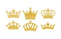 King & Queen Crown Vectors