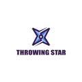 Ninja Shuriken Throwing Star Logo