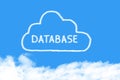 concept cloud database shape