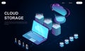 Concept of cloud storage Royalty Free Stock Photo