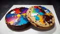 Colorful Cravings Unleashing the Flavors of National Chocolate Chip Cookie Day with a Capt.AI Generated