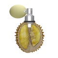 Concept of combining durian and perfume