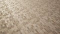 Concept or conceptual solid beige background of pavement tiles texture floor as a modern pattern layout. A 3d illustration