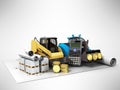 Concept of construction calculations excavators of small works b