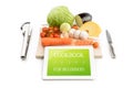 Coocbook for beginners with food