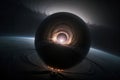 Cosmic Enigma Unveiling the Mysteries of a Universe Black Hole.AI Generated