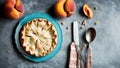 Countdown to Peach Perfection Capturing the Essence of National Peach Pie Day with a Kitch.AI Generated
