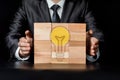 Concept of creative innovative ideas in business Royalty Free Stock Photo