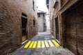 Concept, crosswalks in the alley