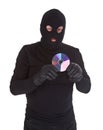 Concept of data thief Royalty Free Stock Photo