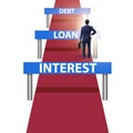 Concept of debt and loan in business running