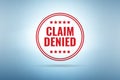 Concept of denying medical insurance claim