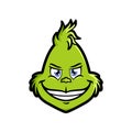 Grinch emoji Grinning Smiling Face sticker