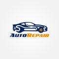 Car Repair Shop Logo Royalty Free Stock Photo