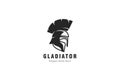 Gladiator Knight Logo template