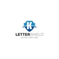 Shield and Letter K Logo Templates
