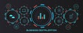 Business digitization - digital transformation concept. Flat design vector banner.