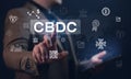 The concept of the digital currency of the Central Bank CBDC.