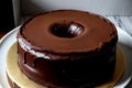 Divine Delight Tempting Chocolate Bolo de Rolo to Indulge Your Sweet Tooth.AI Generated