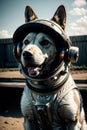 A Dog Wearing A Space Suit And Helmet. Generative AI Royalty Free Stock Photo