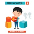 Concept Drawing of Autism Awareness