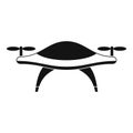 Concept drone icon, simple style